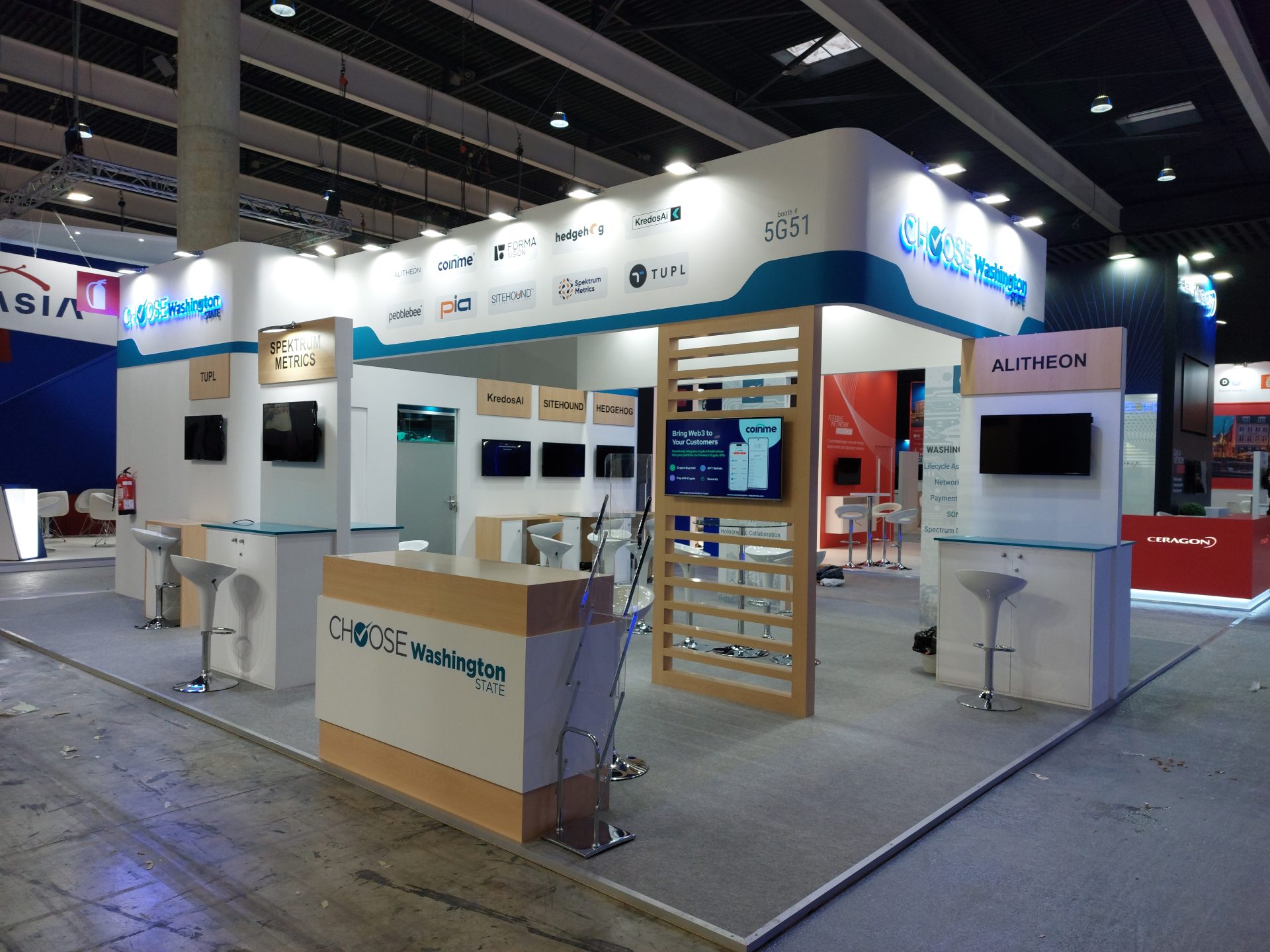 Choose Washington - custom trade show booth
