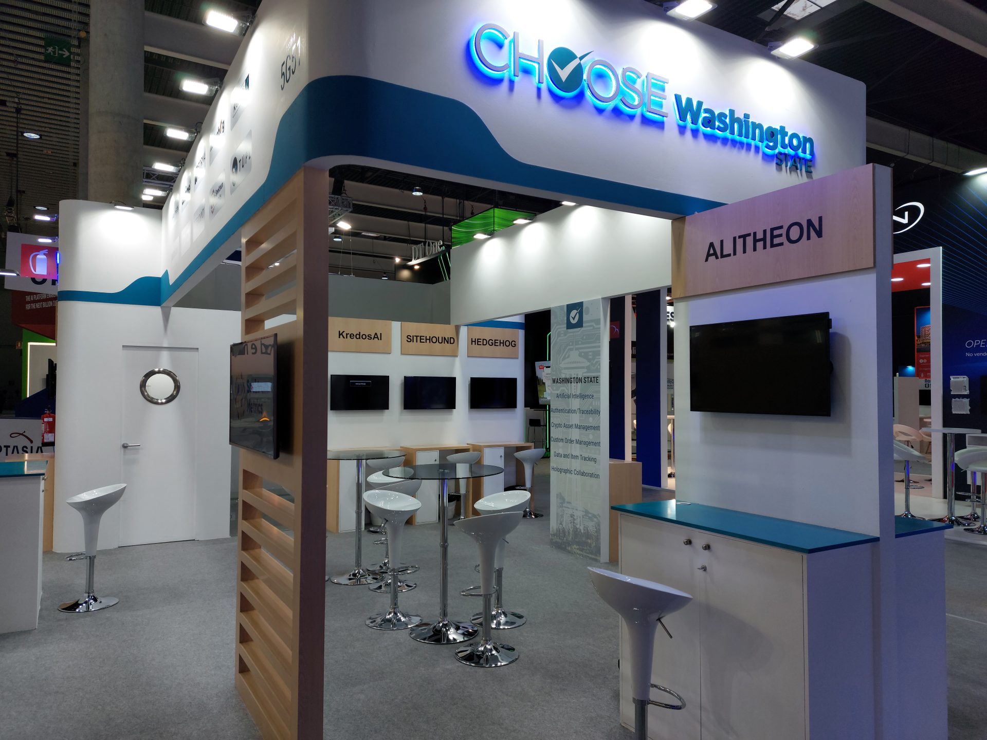 Choose Washington - custom trade show booth