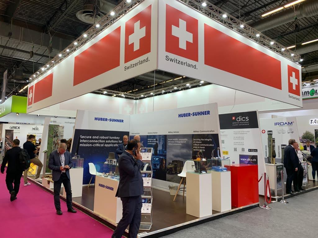 Swiss Pavilion - trade show display