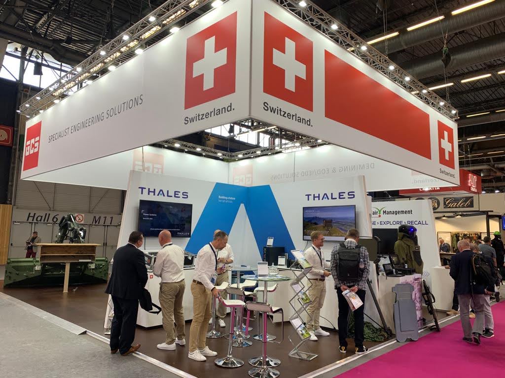 Swiss Pavilion - trade show display