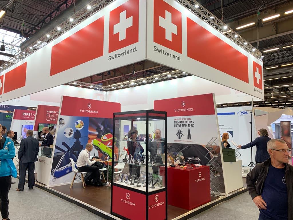 Swiss Pavilion - trade show display