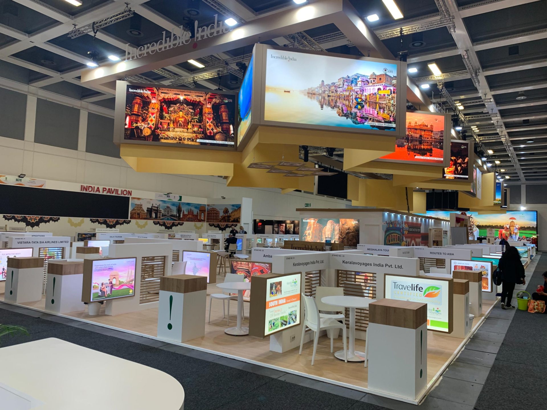 India Pavilion - trade show exhibit