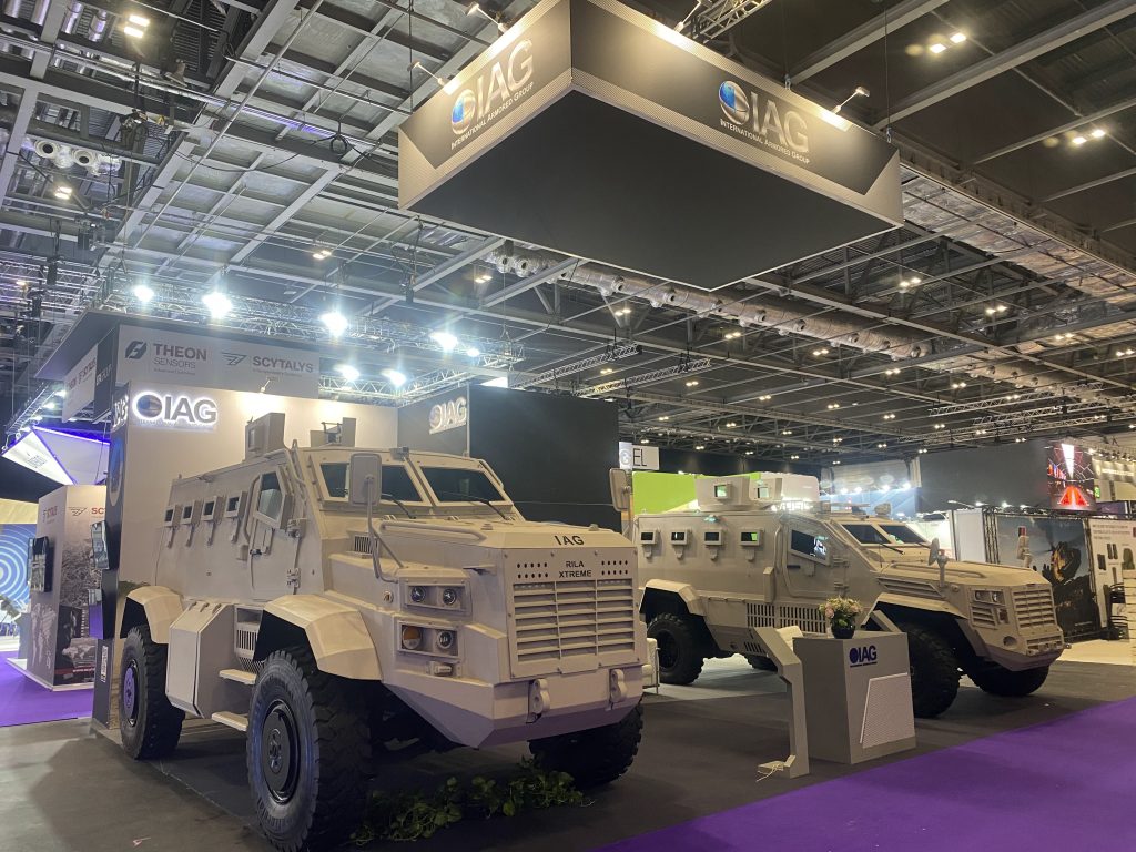 IAG - DSEI 2023 - expo stall booth