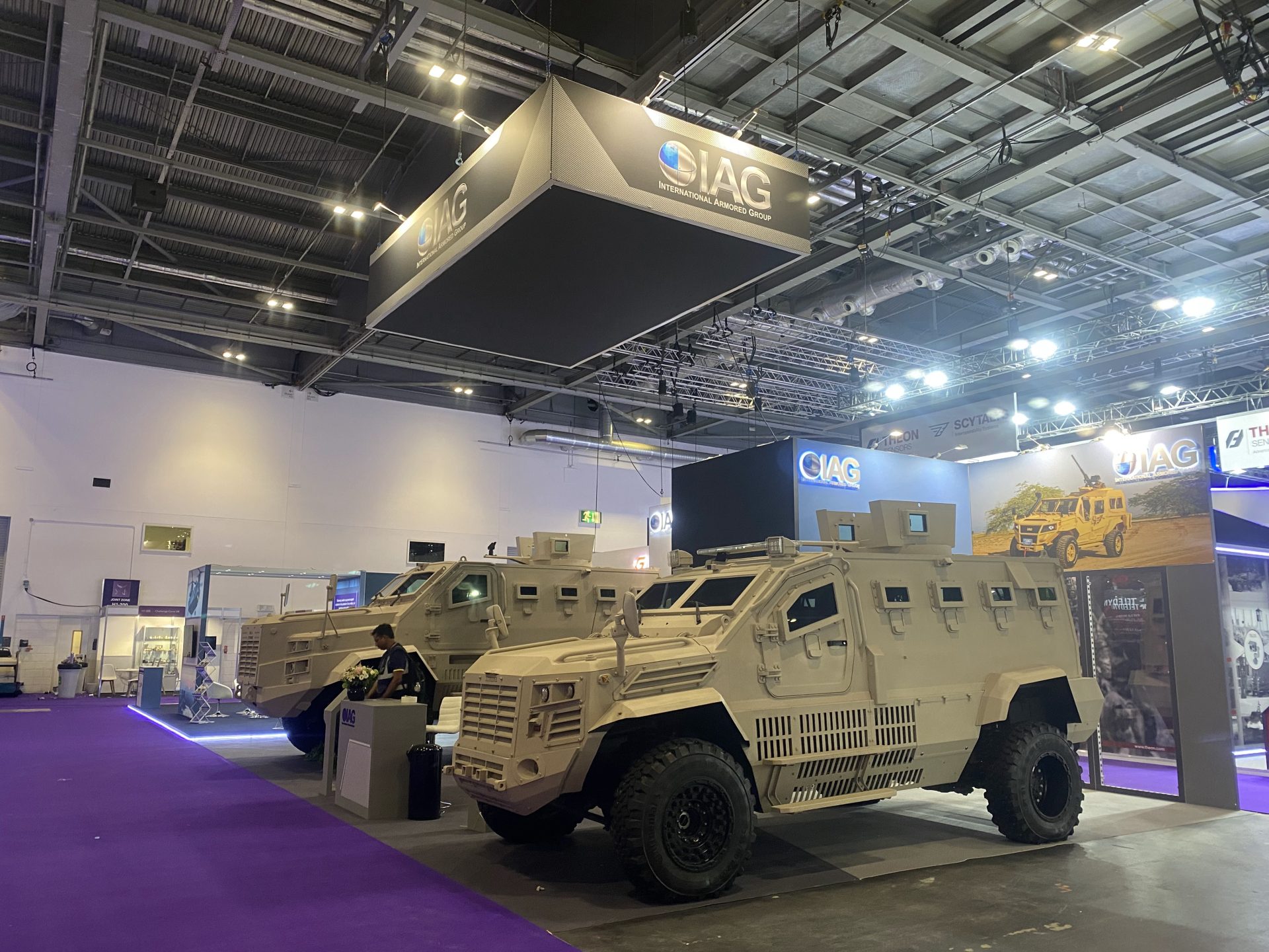 IAG - DSEI 2023 - expo stall booth