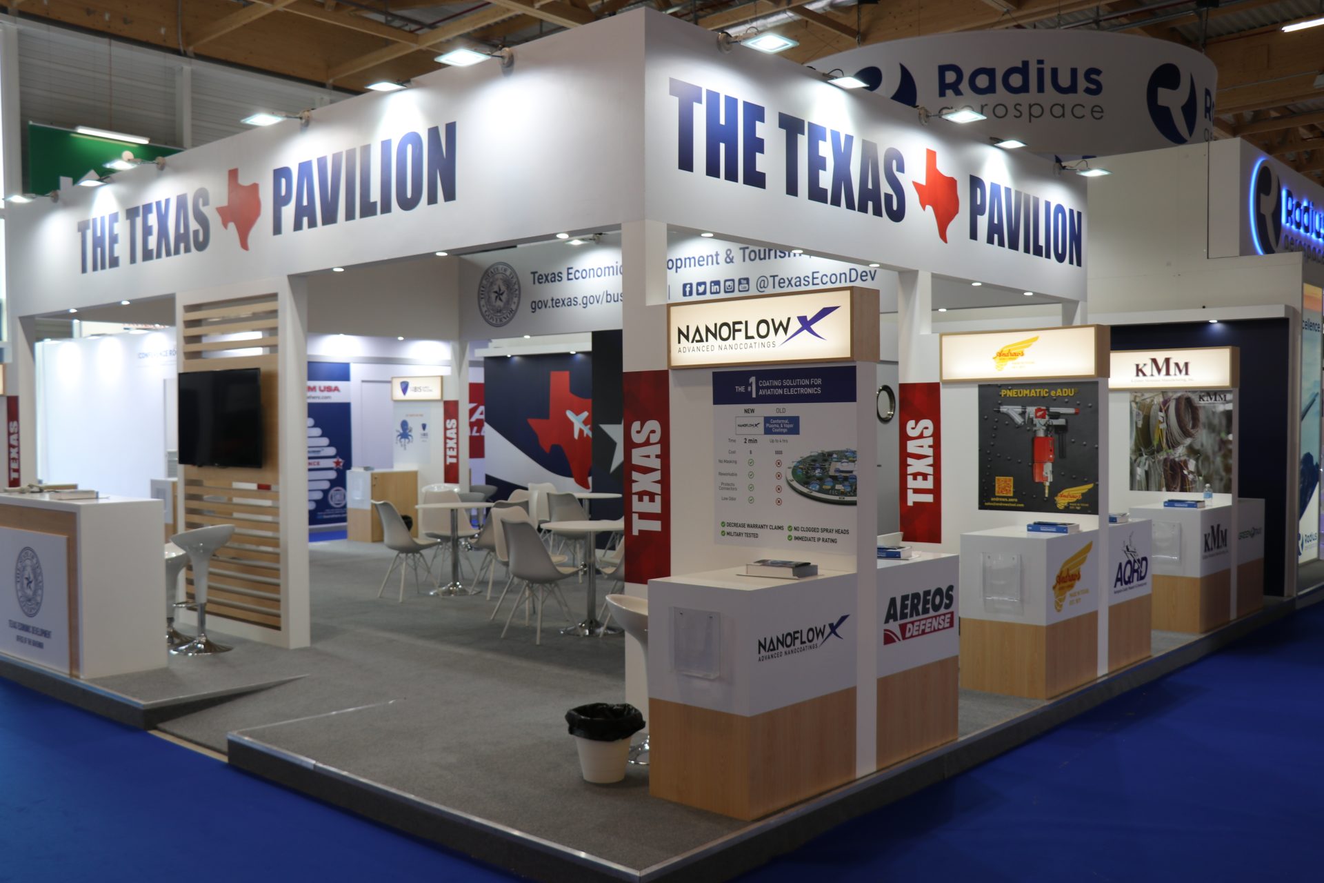 Texas Pavilion - trade show booth
