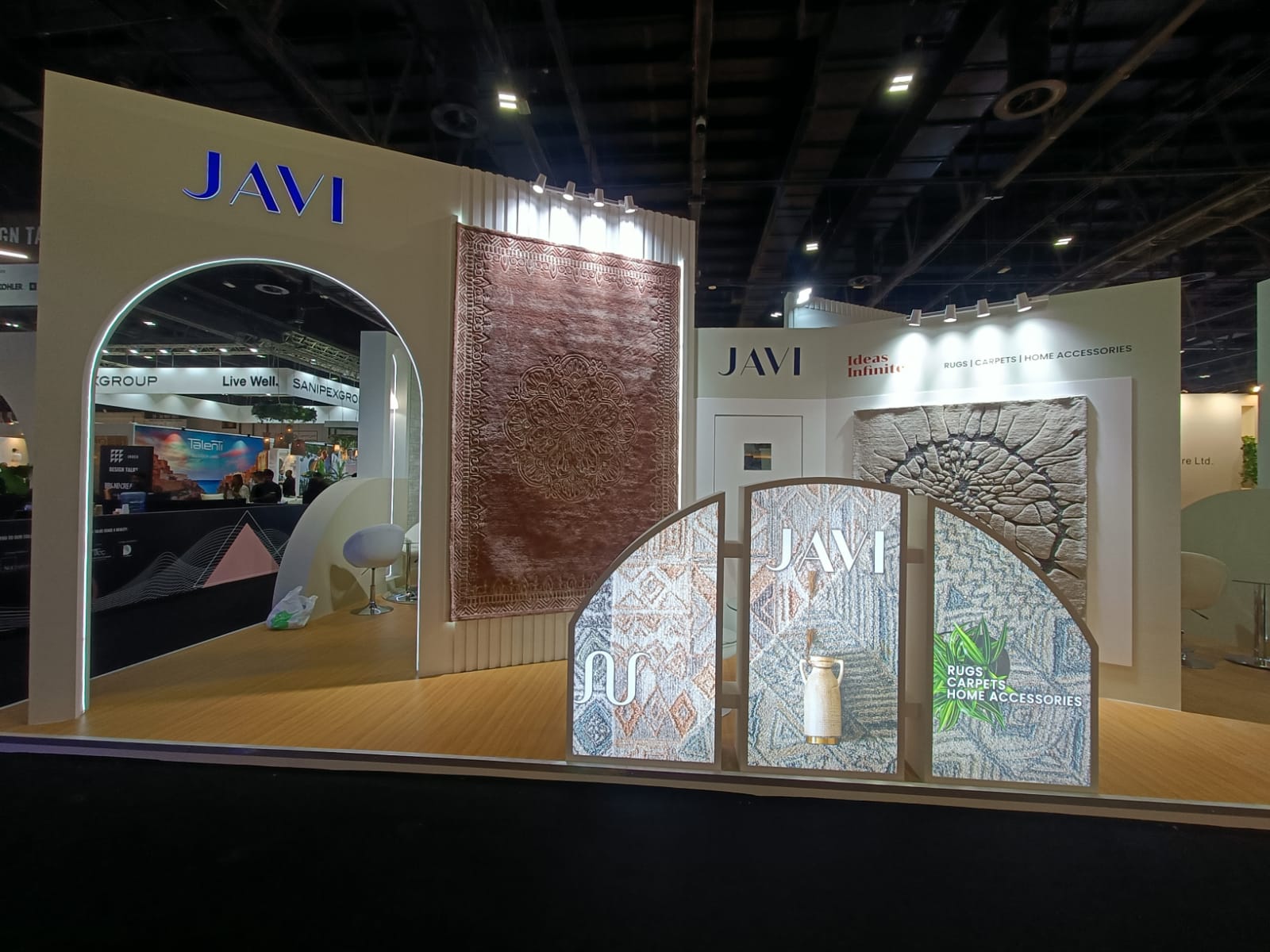 Javi - custom trade show booth