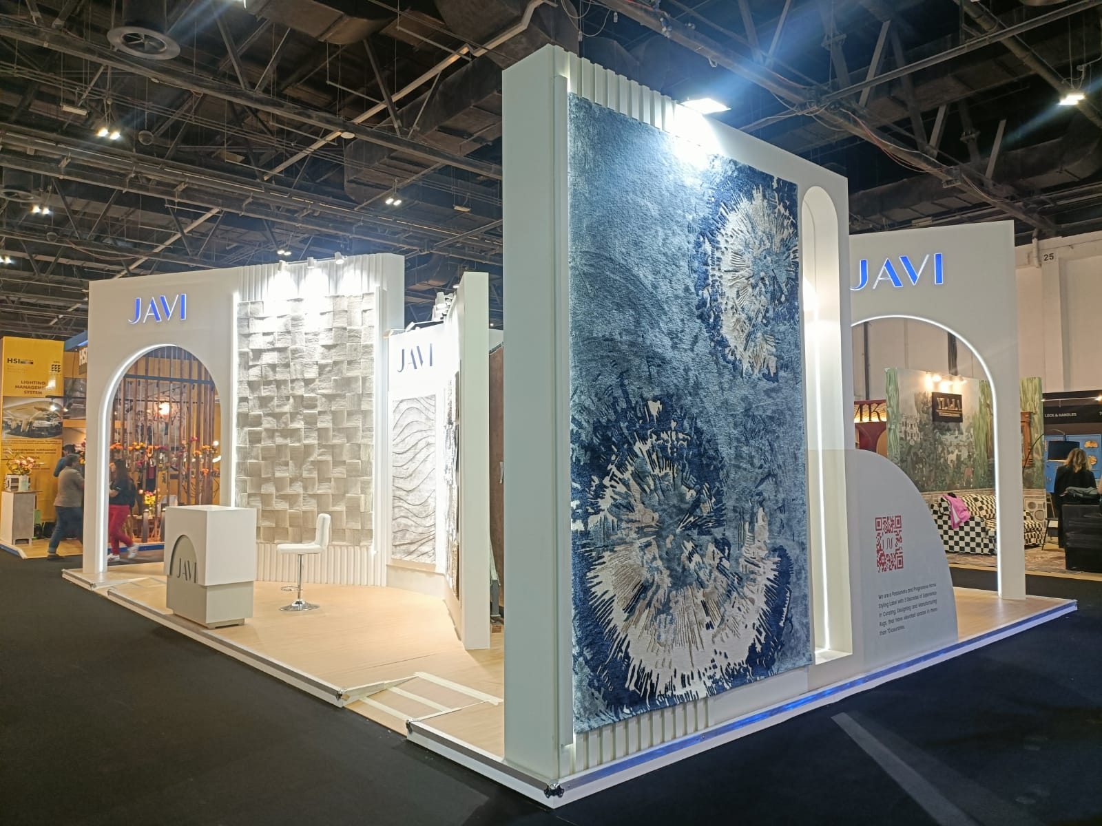 Javi - custom trade show booth