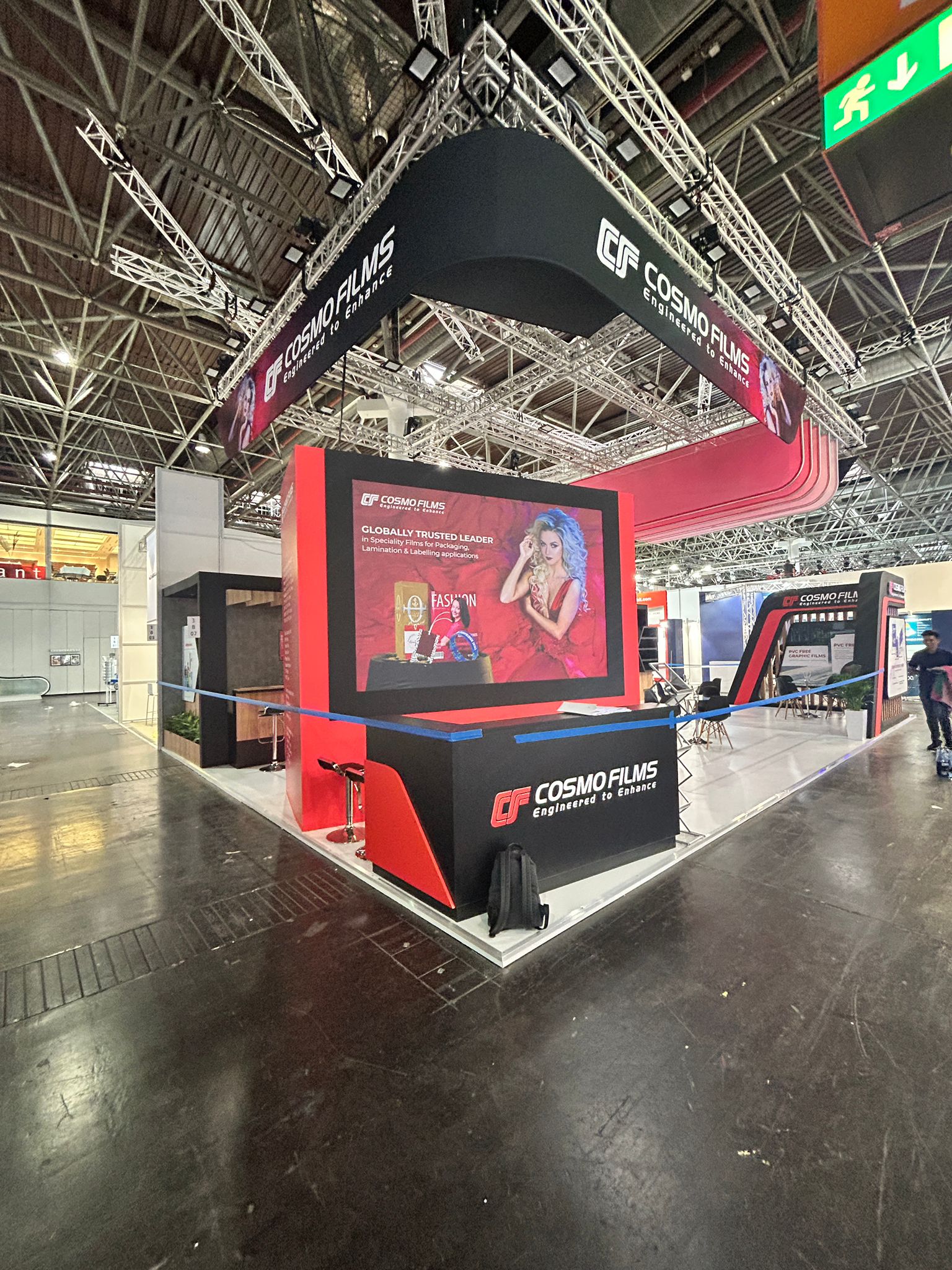 Cosmo Films - expo stall design