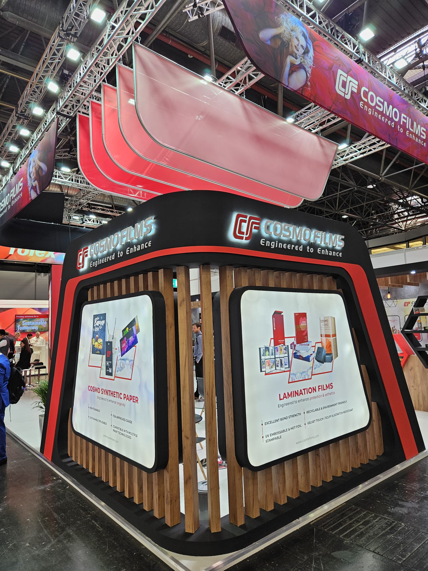 Cosmo Films - expo stall design