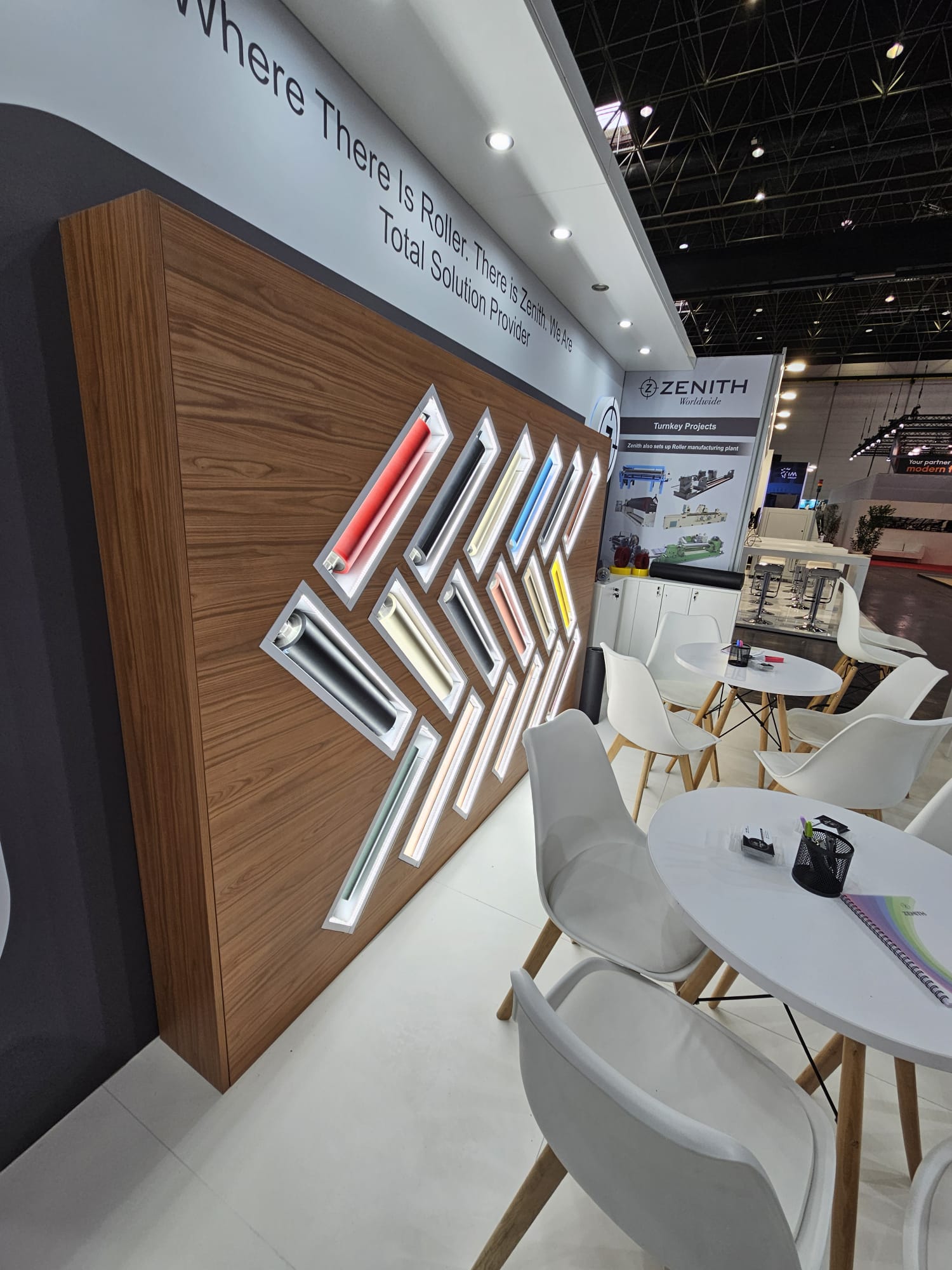 Zenith Rollers - custom trade show booth