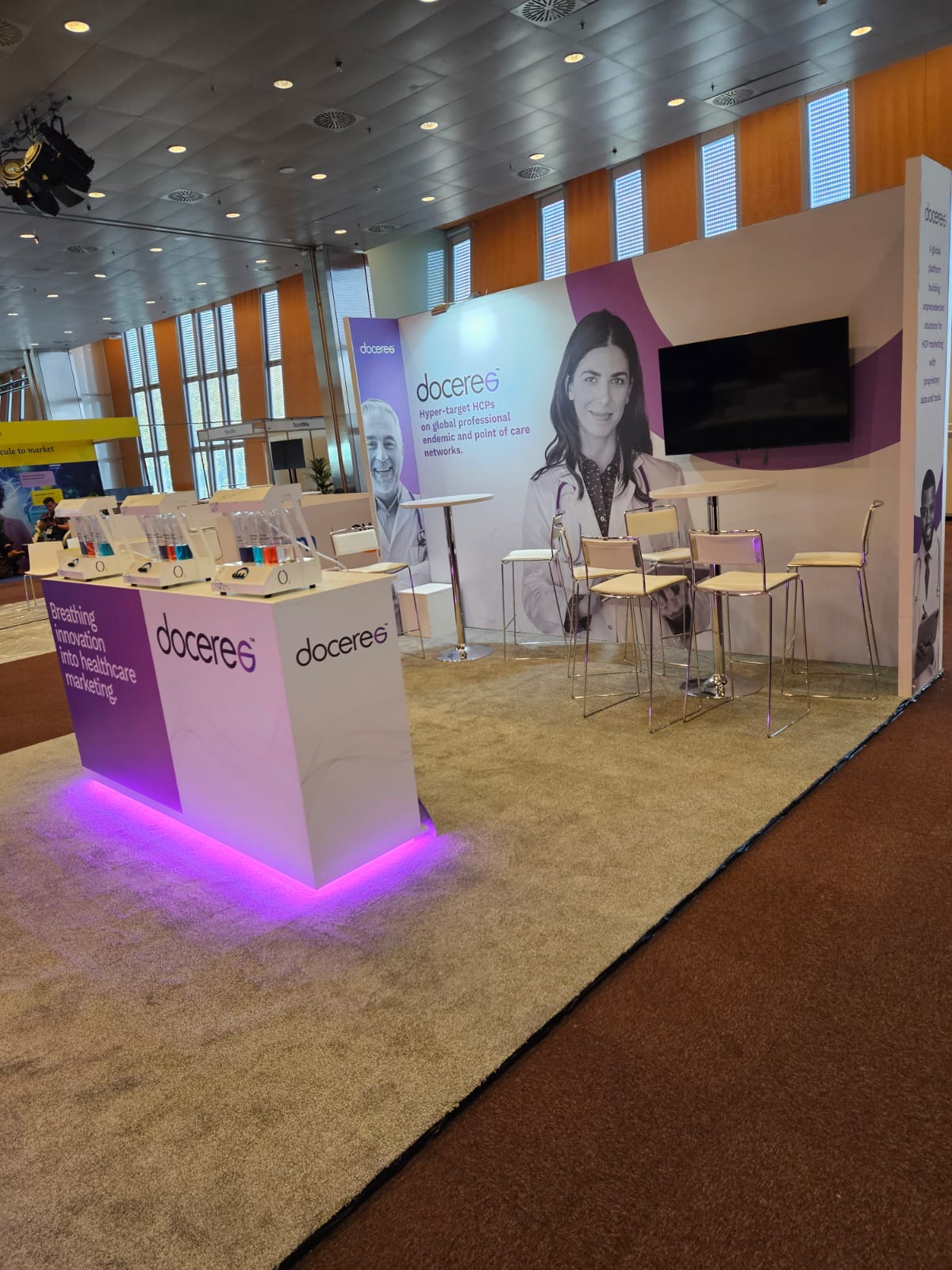 Doceree - expo stall design